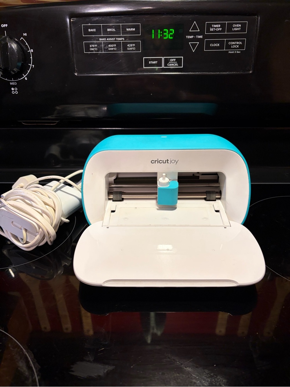 cricut joy- only used a few times. GREAT for labeling things or teens crafting.